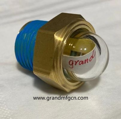 in Lager NPT Faden 3/4 INCH klare Kuppel Ölstand Anzeigeanzeiger Hex-Schraube-in Ölstand Anzeigeglas mit Fadenverriegelung