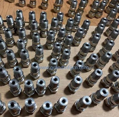 NPT 3/4 Zoll Edelstahl 316 Abflussventil widerstehen 2800PSI Druck in Lager kundenspezifische Präzisionsbearbeitung Teil