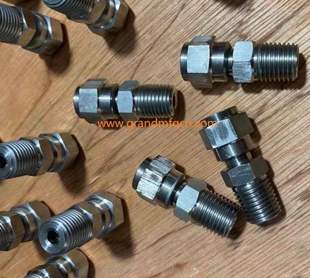 NPT 3/4 Zoll Edelstahl 316 Abflussventil widerstehen 2800PSI Druck in Lager kundenspezifische Präzisionsbearbeitung Teil