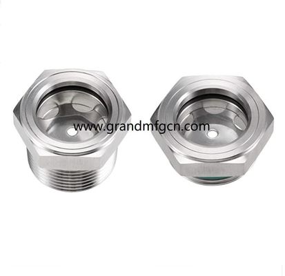 G1 1/4 INCH Edelstahl 304 Ölsichtglasfenster in Lager Hex Ölstandssichtglas Ölstandsmessindikatoren