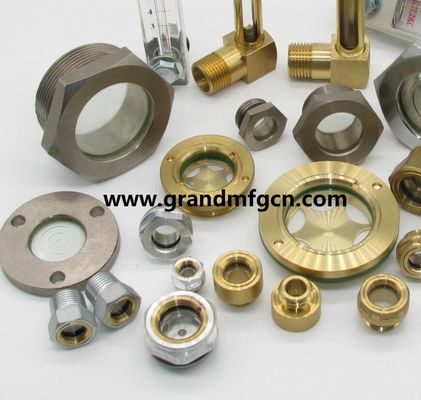 BSP 1 1/2 &quot;Brass Sichtglas Fluss Flüssigkeitsspiegelmessgerät kreisförmig Ölspiegel Sichtglasanzeiger für Pumpen benutzerdefiniert