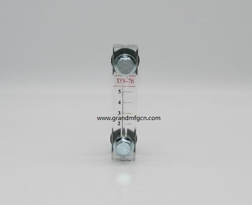 Kunststoffölpegelindikator / Hydraulikölpegelindikator aus Aluminium mit Höhenzeichen für Dünnwandbehälter