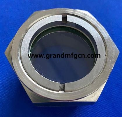 G 2 INCH Edelstahl 304 Ölsichtglasfenster in Lager Hex Ölstandssichtglas Ölstandsmessindikatoren