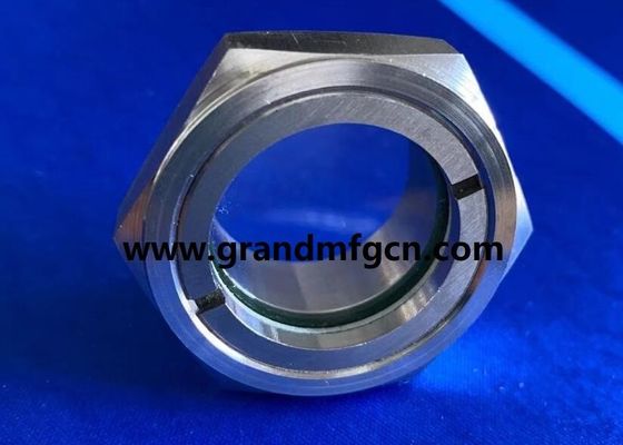 G1 1/2 INCH Edelstahl 304 Ölsichtglasfenster in Lager Hex Ölstandssichtglas Ölstandsmessindikatoren