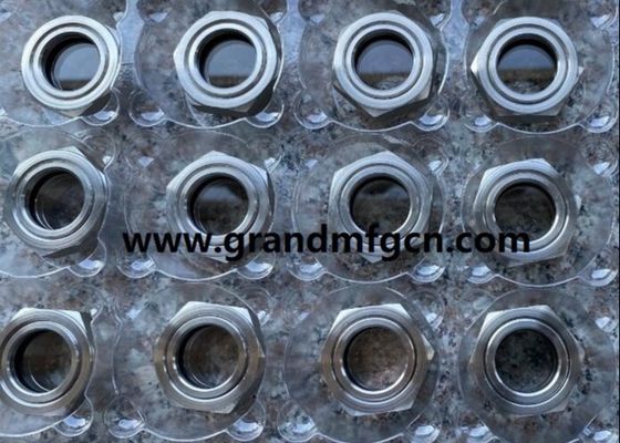 G3/4&quot; ss304 Ölsichtfenster Industrie Labor Ausrüstung aus Edelstahl 304 Ölsichtfenster Glasfenster mit durchsichtigem Glas