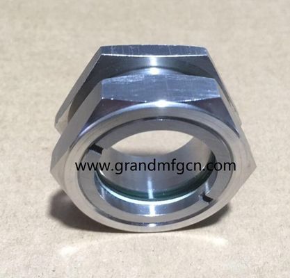 NPT &amp; BSP 3/4 Edelstahl ss304 Flüssigkeitssichtspunkt Glasstecker Flüssigkeitsbeobachtungsindikatoren für den Wasserfluss