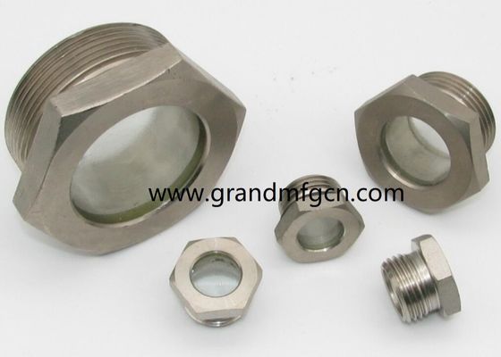 NPT 3/8&quot; BITZER Kühlschmelzglas aus Stahl mit rotem Kugelschmelzglas