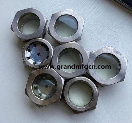 BITZER Kühlgeräte aus geschmolzenem Stahl Flanz Sichtglas geschmolzenes Sichtfenster Glas vernickelt Hersteller China