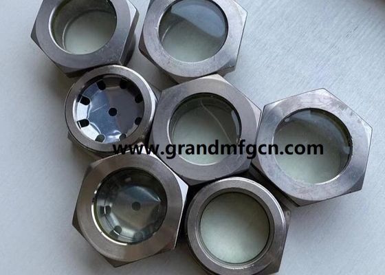 NPT 1 1/4 &quot;BITZER Kühlschmelzglas aus Stahl mit Reflektor Schmelzglas