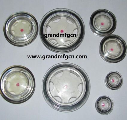 PPMA Kunststoff-Hex-Ölstandsschützer Glas BSP-Gitter G1/2 G3/4 G1" G1 1/4" G1 1/2" Luftkompressoren Ölstandsschützer