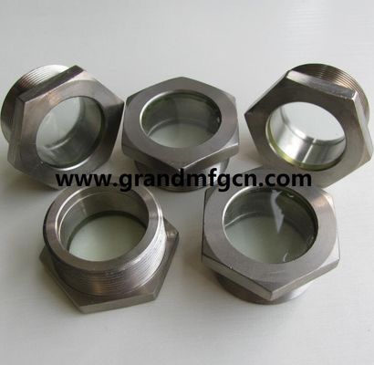 NPT 1 1/4 &quot;BITZER Kühlschmelzglas aus Stahl mit Reflektor Schmelzglas