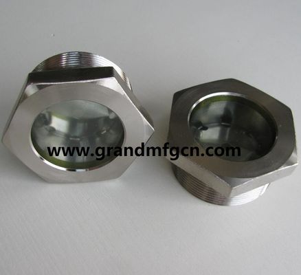 NPT 1 3/4&quot; BITZER Kühlschmelzglas aus geschmolzenem Stahl mit Reflektorschmelzglas