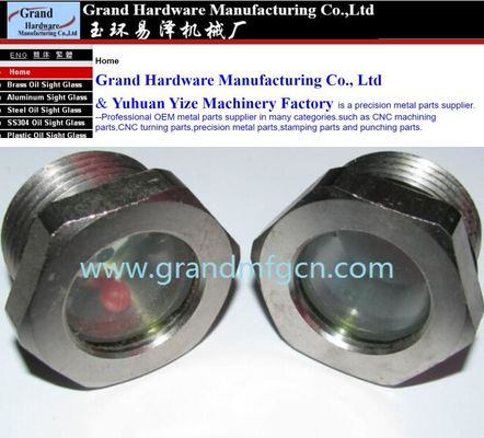 NPT 1 1/2&quot; BITZER Kühlschmelzglas aus Stahl mit Reflektor-Glas