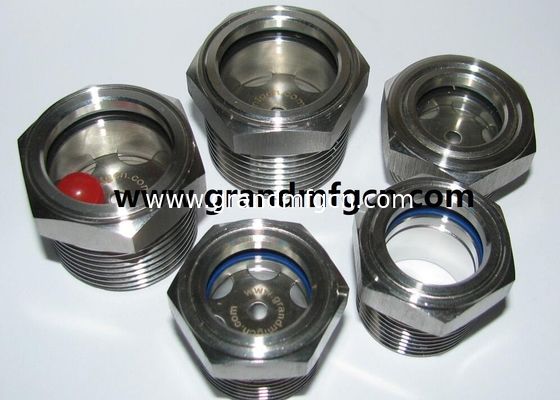 NPT 1/4 INCH Lebensmittelqualität SS316 Flüssigkeitssichtglas mit großem Sichtfenster SUS304 Sichtglas Ölmessung 1&quot; 2&quot; 3&quot;