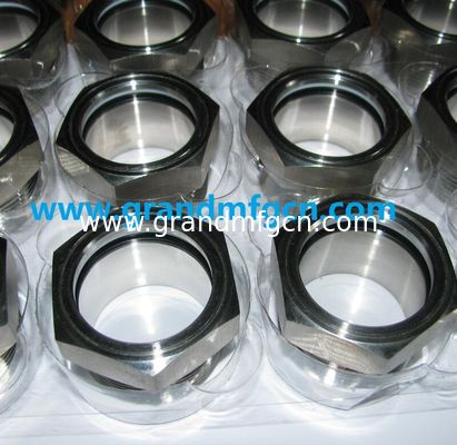 NPT-Dreh 1&quot; 3/4&quot; 1-1/2&quot; V-Typ Rotationsschiefer Vakuumpumpe Edelstahl 316 Öl Sichtglas SUS304 OIL LEVEL SIGHT PORT