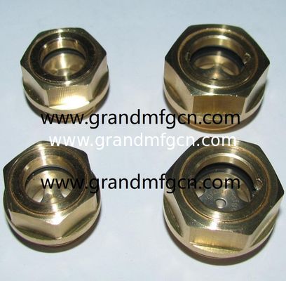 männlicher BSP-Rohrfaden G1 1/2 &quot;Vakuumpumpe Ölstandsanzeige Glas-Indikator-Reduktor Öl-Anzeige Glas-Luftkompressor Anzeige