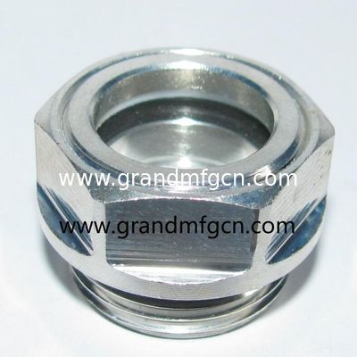hochdruck M22x1.5 6061 Aluminium Drehzahlminder Öl Sichtglas Ölstandsindikator Flüssigkeitspegelmesser