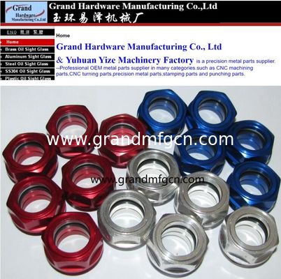 G 1-1/4&quot; 1&quot; Aluminium Öl Sichtfenster Sichtfenster Bull Eye Sichtfenster für Helical Getriebe