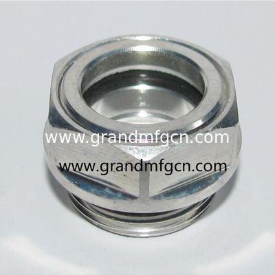 G 1-1/4&quot; 1&quot; Aluminium Öl Sichtfenster Sichtfenster Bull Eye Sichtfenster für Helical Getriebe