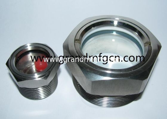 NPT-Faden 1/2&quot; 3/8&quot; 3/4&quot; 1&quot; Edelstahl 316 Ölsichtglas mit Reflektor SS304 ÖL-LEVEL SIGHT PORT Ölmessgerät 2&quot;