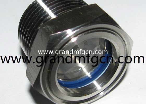 NPT-Faden 1/2&quot; 3/8&quot; 3/4&quot; 1&quot; Edelstahl 316 Ölsichtglas mit Reflektor SS304 ÖL-LEVEL SIGHT PORT Ölmessgerät 2&quot;