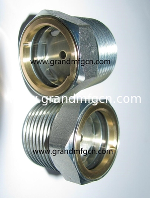 BSP G-Faden 1/2&quot;,3/8&quot;1/4,1&quot;,11/4&quot;,11/2&quot;,13/4&quot;,2&quot; Luftkompressoren Pumpen Stahl Ölstandssichtglas Hersteller China