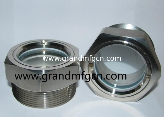 NPT-Faden 3/8 1/2 Zoll Edelstahl 304 Öl Sichtglas ohne Reflektor SS304 ÖL LEVEL SIGHT PORT