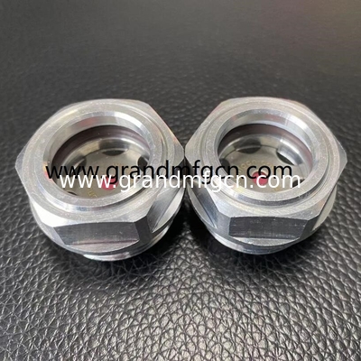 hochdruck M22x1.5 6061 Aluminium Drehzahlminder Öl Sichtglas Ölstandsindikator Flüssigkeitspegelmesser