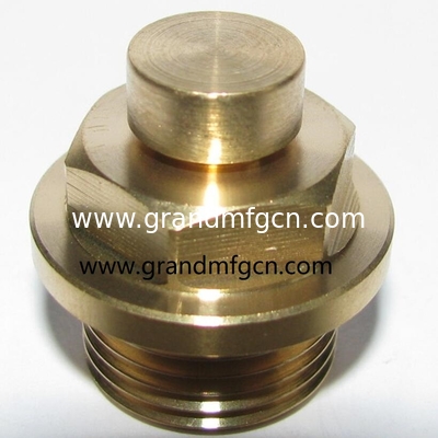 NPT 1/2 &quot;Brass Breather Lüftungsstecker mit Messing Füllstoff Luft freigesetzt Ventilstecker professioneller Hersteller in China
