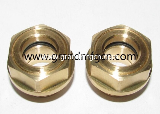 BSP-Faden 1/2&quot; 3/8&quot; 3/4&quot; 1&quot; USA MARKET QUALITÄT BRASS OIL LEVEL VIEWPORT SIGHT GAGE OIL SIGHT GLACE Fenster