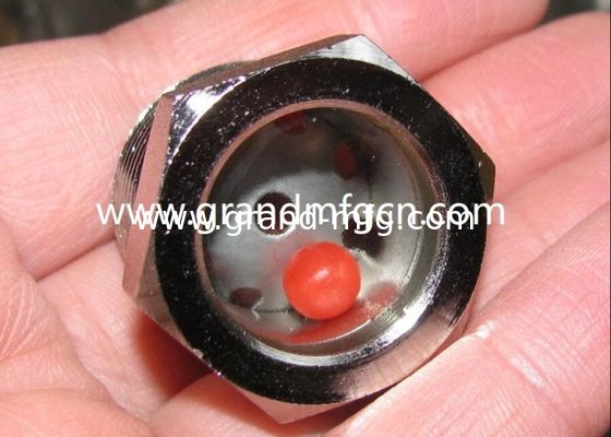 NPT 2&quot; BITZER Kühlschmelzglas aus Stahl mit rotem Kugel-Schmelzglasfenster