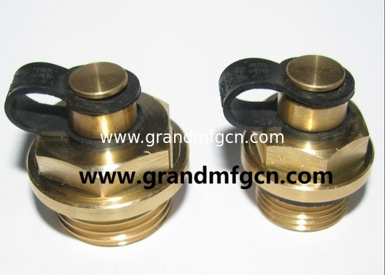 G-Dreh 3/8&quot; 1/4&quot; 1&quot; 1/2&quot; natürliche Messing Breather Lüftung Stecker Luft freigegeben Stecker Ölfüllstoff &amp; Breather Stecker mit Feder