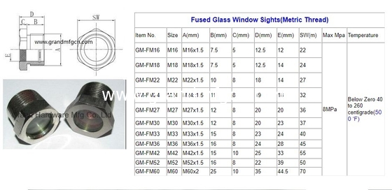 NPT 2&quot; BITZER Kühlschmelzglas aus geschmolzenem Stahl mit rotem Schwimmball geschmolzenem Glas