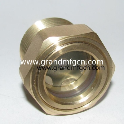 MNPT-Dreh 1/4" 1/2" 3/4" 1" 2" Planetärer Reduktor Getriebe Öl Sichtglas mit gehärtetem Glas 2Mpa Druck OEM ODM