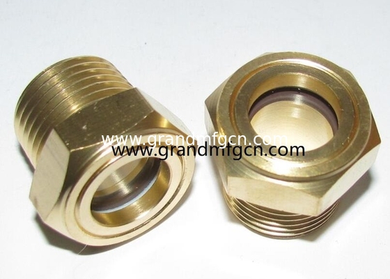 MNPT-Dreh 1/4" 1/2" 3/4" 1" 2" Planetärer Reduktor Getriebe Öl Sichtglas mit gehärtetem Glas 2Mpa Druck OEM ODM
