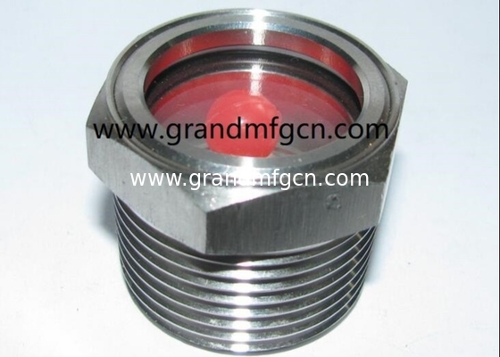 1 &quot; MNPT Edelstahl 304 Bullen-Auge Glas Ölstandssicht mit gehärtetem Glas 1Mpa Druck SS316 Ölsichtbrille