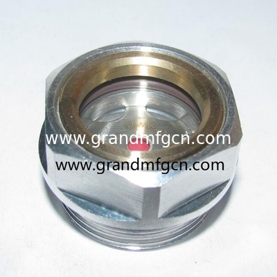 BSP G1 1/4 Zoll Getriebe Luftkompressoren Milled Hex Aluminium Ölstand Sicht Glasmessvorrichtung Stecker männlicher Faden G1/2 G3/4 G1 INCH