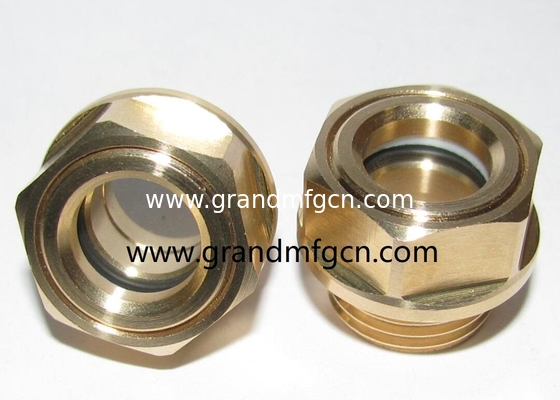 G1/2&quot; G3/4&quot; G1&quot; GM-HDG12 Pumpen Ölstand Sichtglasblase 3D Sichtglasmessung Öl Sichtindikator Stecker