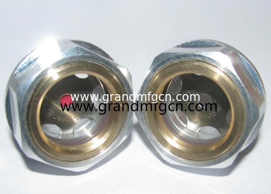 G3/8&quot; G1/4&quot; G1/2&quot; G1&quot; BSP Luftkompressor gefräster Hex-Aluminium-Ölstandsanzeiger Ölstandsanzeiger Glas Ölstandsanzeiger