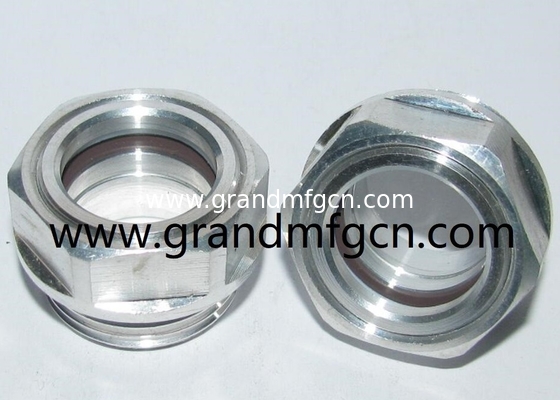 G3/8&quot; G1/4&quot; G1/2&quot; G1&quot; BSP Luftkompressor gefräster Hex-Aluminium-Ölstandsanzeiger Ölstandsanzeiger Glas Ölstandsanzeiger