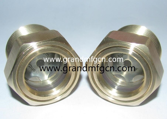 G3/8&quot; G1/8&quot; G1/2&quot; BSP Geschwindigkeitsminderer Messing Ölstandssichtbrille Sichtport Ölstandsindikator professioneller Hersteller