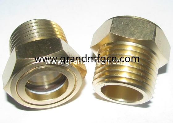 G1  G1 1/4 &quot; G1 1/2 &quot; G2 Messing Oil Gas Fuel Tank Site Plug Männlich THREADED RUNKLICHES BRACE ÖL SIGHT GLASS auf Lager