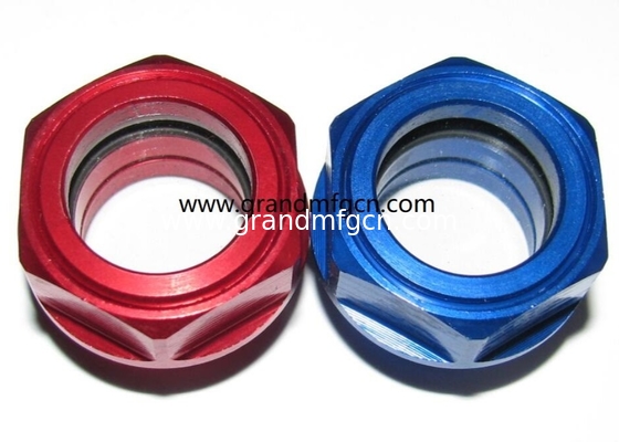 G3/8&quot; G1/4&quot; G1/2&quot; G1&quot; BSP Luftkompressor gefräster Hex-Aluminium-Ölstandsanzeiger Ölstandsanzeiger Glas Ölstandsanzeiger