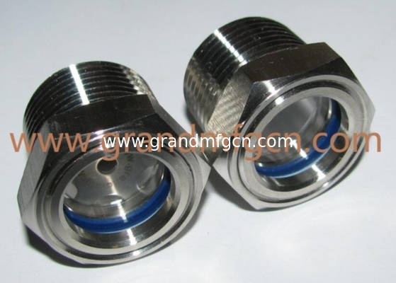 Feuerpumpen Rohrbefestigung WATERFLOW ss304 SIGHT GLASS NPT-Gitter Flüssigkeitssicht Glas Flüssigkeitssicht mit schwimmender Kugel